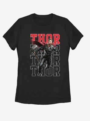 Marvel Avengers: Endgame Heroic Shot Thor Womens T-Shirt