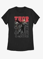 Marvel Avengers: Endgame Heroic Shot Thor Womens T-Shirt