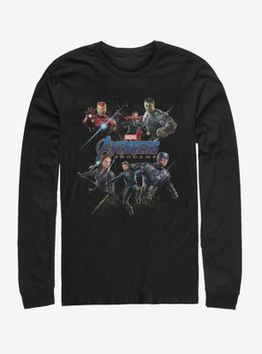 Marvel Avengers: Endgame Heros Logo Long-Sleeve T-Shirt