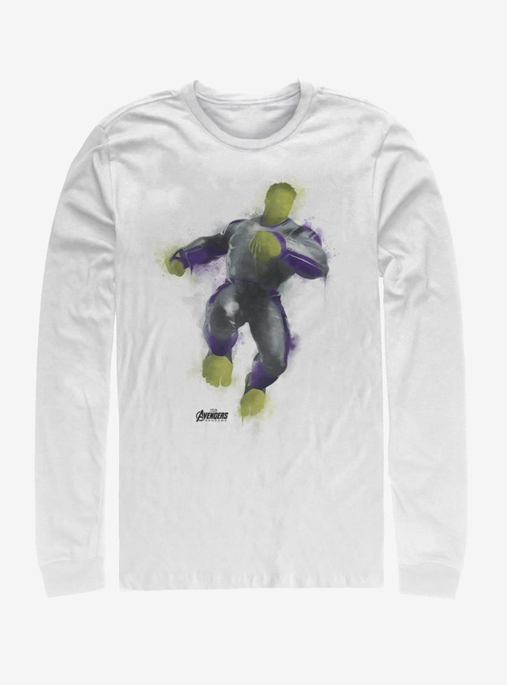 Marvel Avengers: Endgame Hulk Painted Long-Sleeve T-Shirt