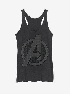 Marvel Avengers: Endgame Grayscale Logo Womens Tank Top