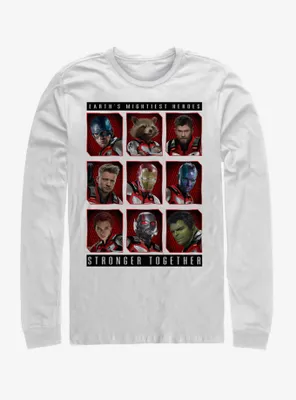 Marvel Avengers: Endgame Mightiest Heroes Stack Long-Sleeve T-Shirt