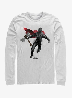 Marvel Avengers: Endgame Thor Paint Long-Sleeve T-Shirt