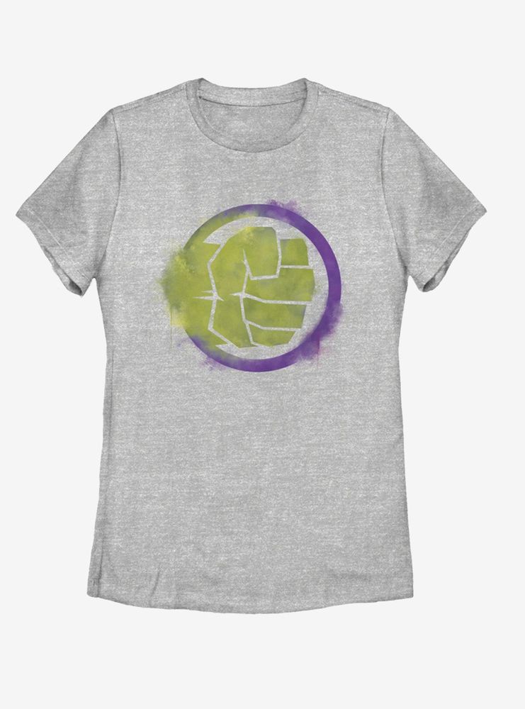 Marvel Avengers: Endgame Hulk Spray Logo Womens T-Shirt