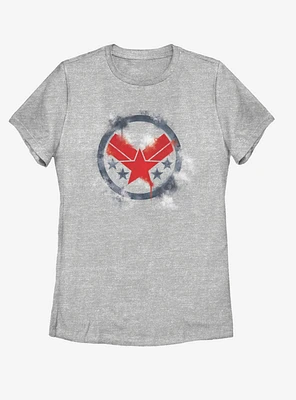 Marvel Avengers: Endgame War Machine Spray Logo Womens T-Shirt