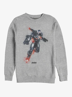 Marvel Avengers: Endgame War Machine Paint Heathered Sweatshirt