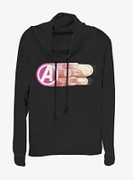 Marvel Avengers: Endgame Icons Group Cowlneck Long-Sleeve Girls Top