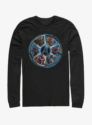 Marvel Avengers: Endgame Circle Heroes Long-Sleeve T-Shirt