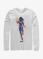 Marvel Avengers: Endgame Painted White Long-Sleeve T-Shirt