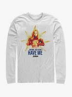 Marvel Avengers: Endgame Time White Long-Sleeve T-Shirt