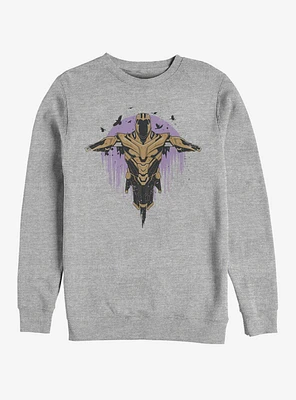 Marvel Avengers: Endgame Scarecrow Thanos Heathered Sweatshirt