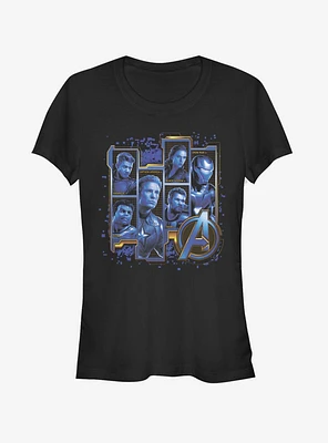 Marvel Avengers: Endgame Blue Box Up Girls T-Shirt