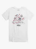 Cells At Work White Blood Cells Splatter T-Shirt