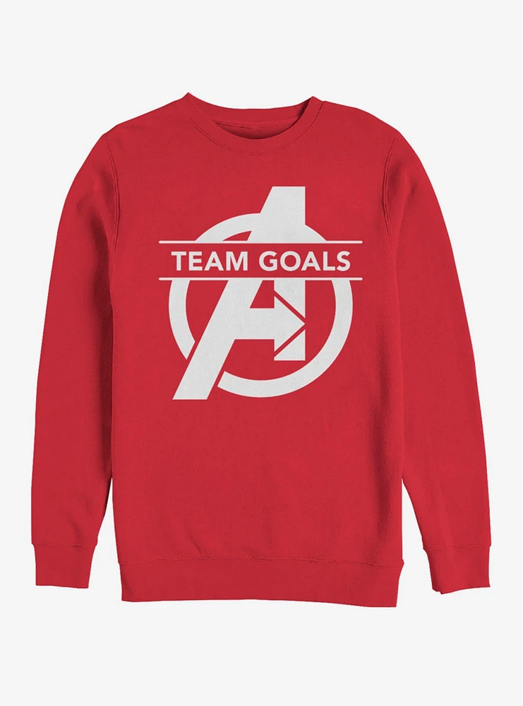 Marvel Avengers: Endgame Team Goals Red Sweatshirt