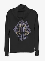 Marvel Avengers: Endgame Thanos Action Cowlneck Long-Sleeve Girls Top