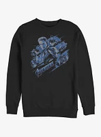 Marvel Avengers: Endgame Captain America Blue Shot Sweatshirt