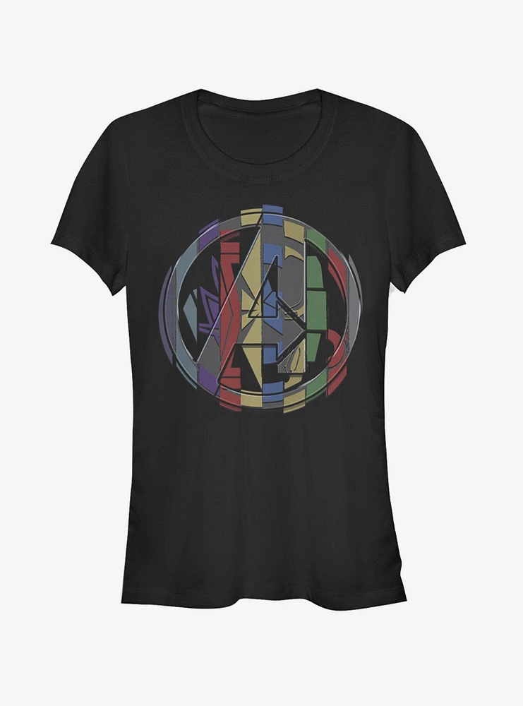 Marvel Avengers: Endgame Badge Mashup Girls T-Shirt