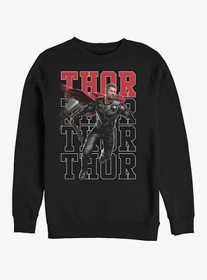 Marvel Avengers: Endgame Heroic Shot Thor Sweatshirt