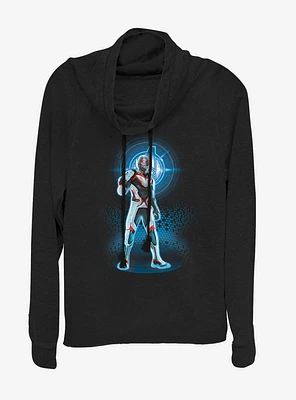 Marvel Avengers: Endgame Avenger Ant-Man Cowlneck Long-Sleeve Girls Top