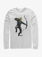 Marvel Avengers: Endgame Painted Hawkeye Long-Sleeve T-Shirt