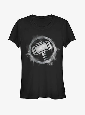 Marvel Avengers: Endgame Thor Spray Logo Girls T-Shirt