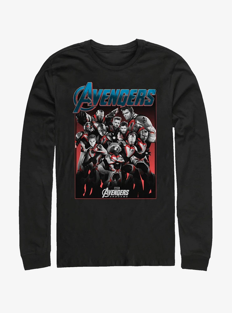 Marvel Avengers: Endgame Group Shot Long-Sleeve T-Shirt