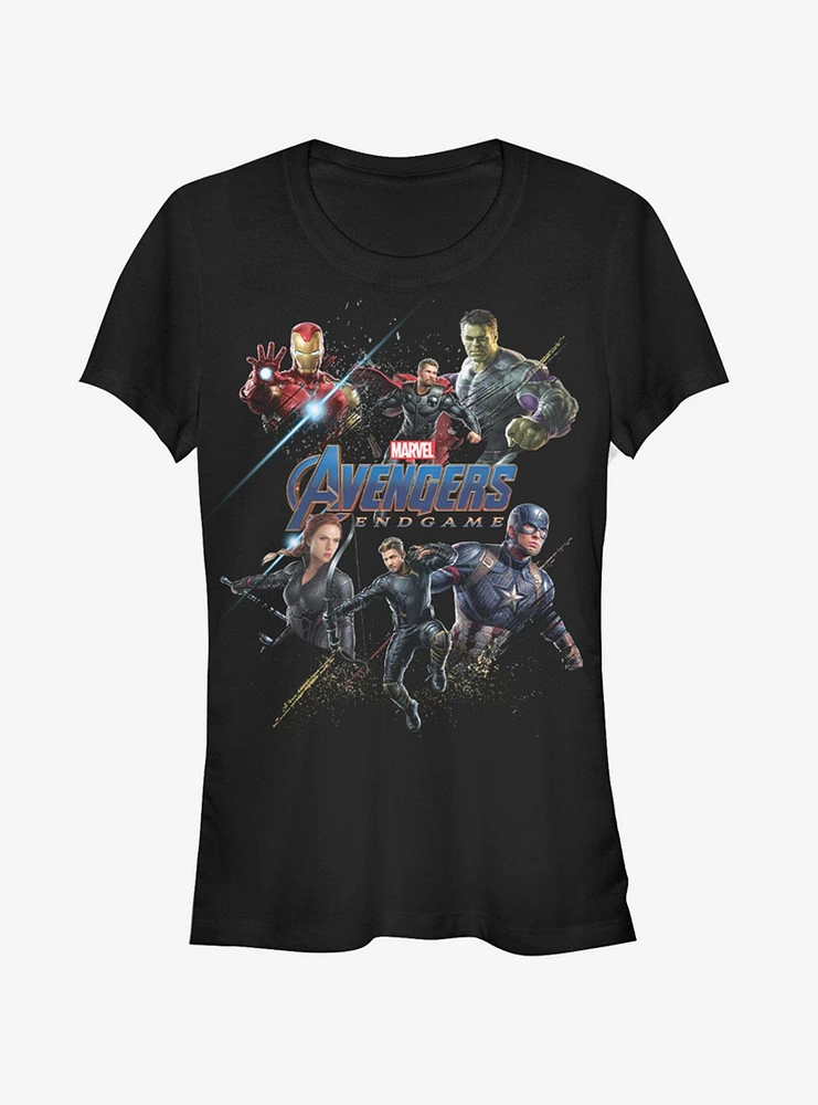 Marvel Avengers: Endgame Heroes Logo Girls T-Shirt