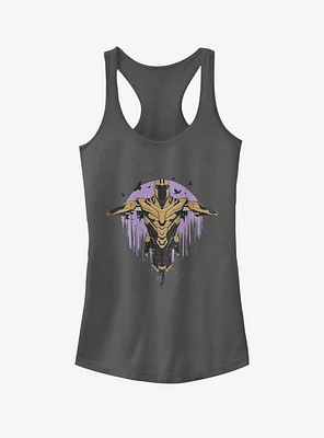 Marvel Avengers: Endgame Scarecrow Thanos Girls Charcoal Grey Tank Top