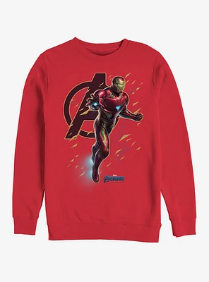 Marvel Avengers: Endgame Suit Flies Red Sweatshirt