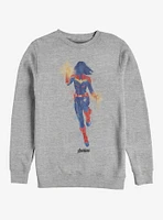 Marvel Avengers: Endgame Painted Heathered Sweatshirt