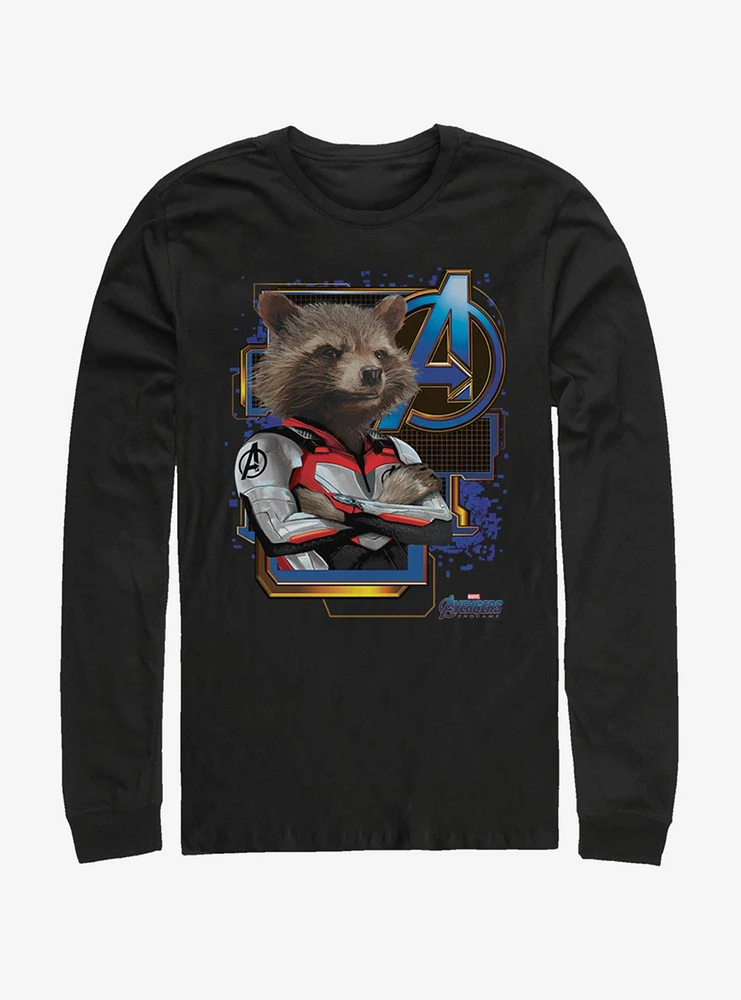 Marvel Avengers: Endgame Space Rocket Long-Sleeve T-Shirt