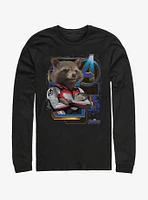 Marvel Avengers: Endgame Space Rocket Long-Sleeve T-Shirt