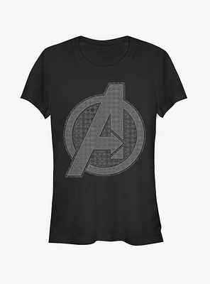 Marvel Avengers: Endgame Grayscale Logo Girls T-Shirt