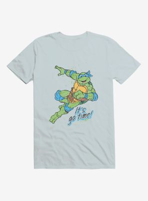 Teenage Mutant Ninja Turtles Chalk Lines Go Time Light Blue T-Shirt