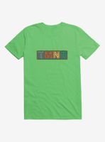 Teenage Mutant Ninja Turtles Acronym Logo Patterned Letters T-Shirt