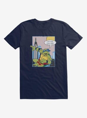 Teenage Mutant Ninja Turtles Comic Box Leonardo Kick Some Shell T-Shirt