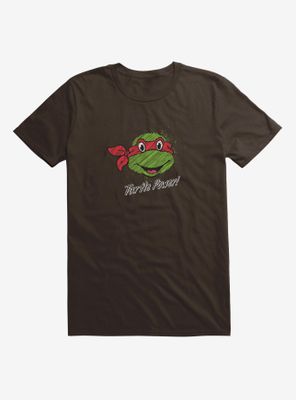 Teenage Mutant Ninja Turtles Chalk Lines Raphael Face Turtle Power T-Shirt