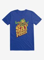 Teenage Mutant Ninja Turtles Leonardo Say Cheesy Pizza T-Shirt