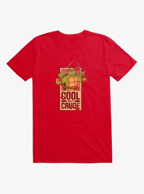 Teenage Mutant Ninja Turtles Raphael Cool But Crude Strip Red T-Shirt