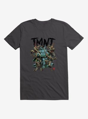 Teenage Mutant Ninja Turtles Group Fight Shredder T-Shirt
