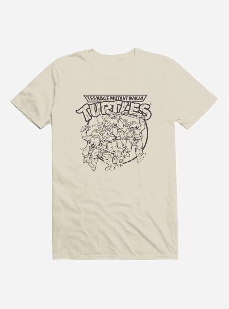 Teenage Mutant Ninja Turtles Group Action Poses T-Shirt