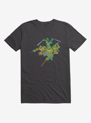 Teenage Mutant Ninja Turtles Jump Into Battle T-Shirt