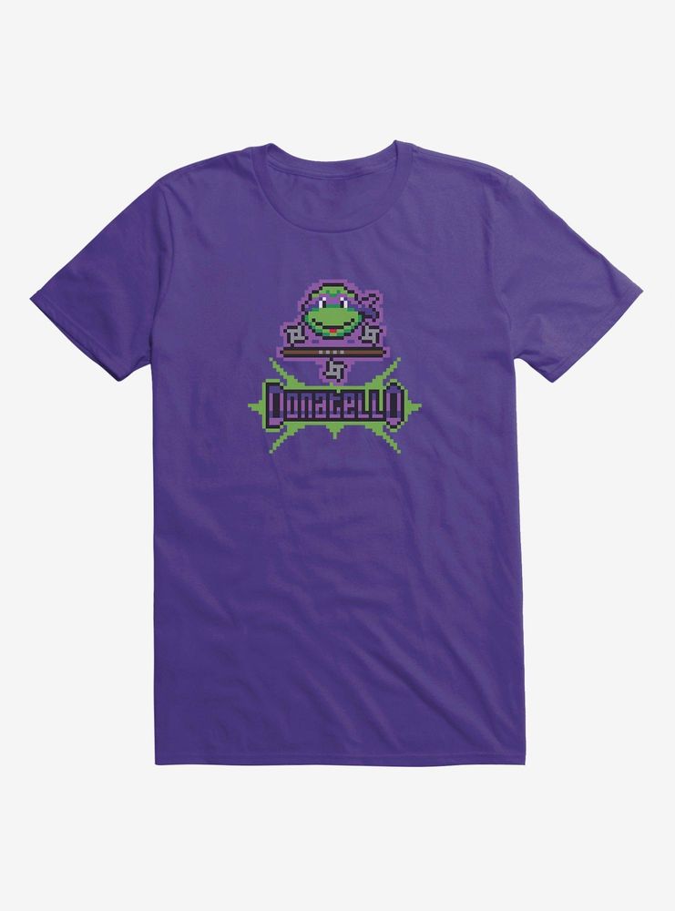Teenage Mutant Ninja Turtles Donatello Pixelated Face T-Shirt