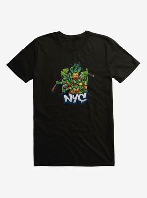 Teenage Mutant Ninja Turtles NYC Group Battle Pose T-Shirt