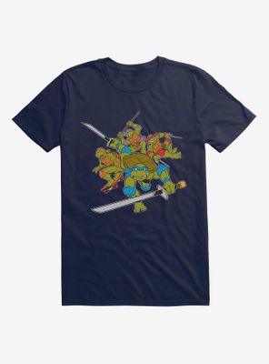 Teenage Mutant Ninja Turtles Group Weapons Pose T-Shirt