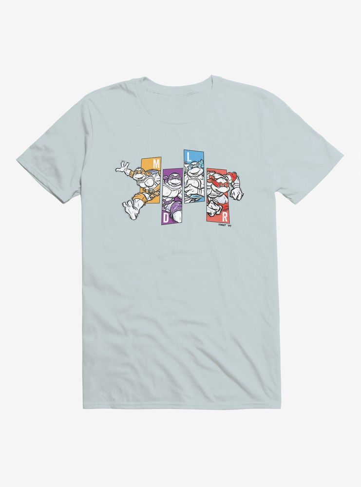 Teenage Mutant Ninja Turtles Comic Line Up T-Shirt