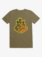 Teenage Mutant Ninja Turtles Bebop Patch Face Military Green T-Shirt