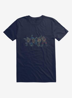 Teenage Mutant Ninja Turtles Neon Chalk Joking Around T-Shirt
