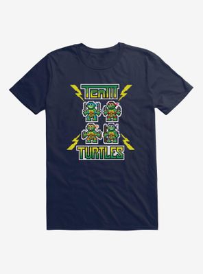 Teenage Mutant Ninja Turtles Team Pixelated Group T-Shirt