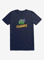 Teenage Mutant Ninja Turtles Donnie Face Pizza Name T-Shirt